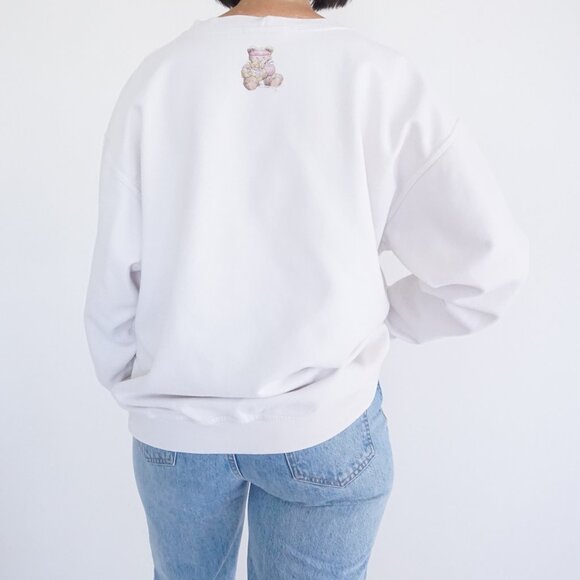 Vintage Northern Reflections Sweatshirt Teddy Bear Graphic White Grandmacore XL - Picture 2 of 11